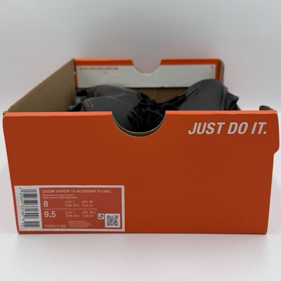 NEW Men\'s Size 8  Nike Vapor 16 Academy FG MG Soccer Cleats Black main image 11
